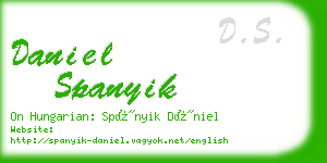 daniel spanyik business card